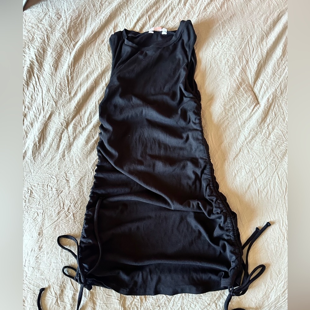 BB Dakota Black Ruched Chemise